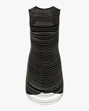 Soft Air Daily Mood Chain Muscle Mini Dress