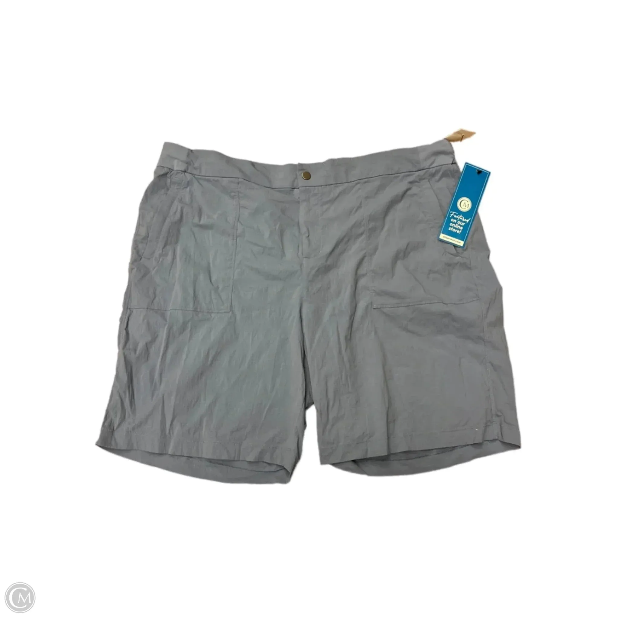 Athletic Shorts By Athleta In Blue, Size: 2x Freedom Fit
