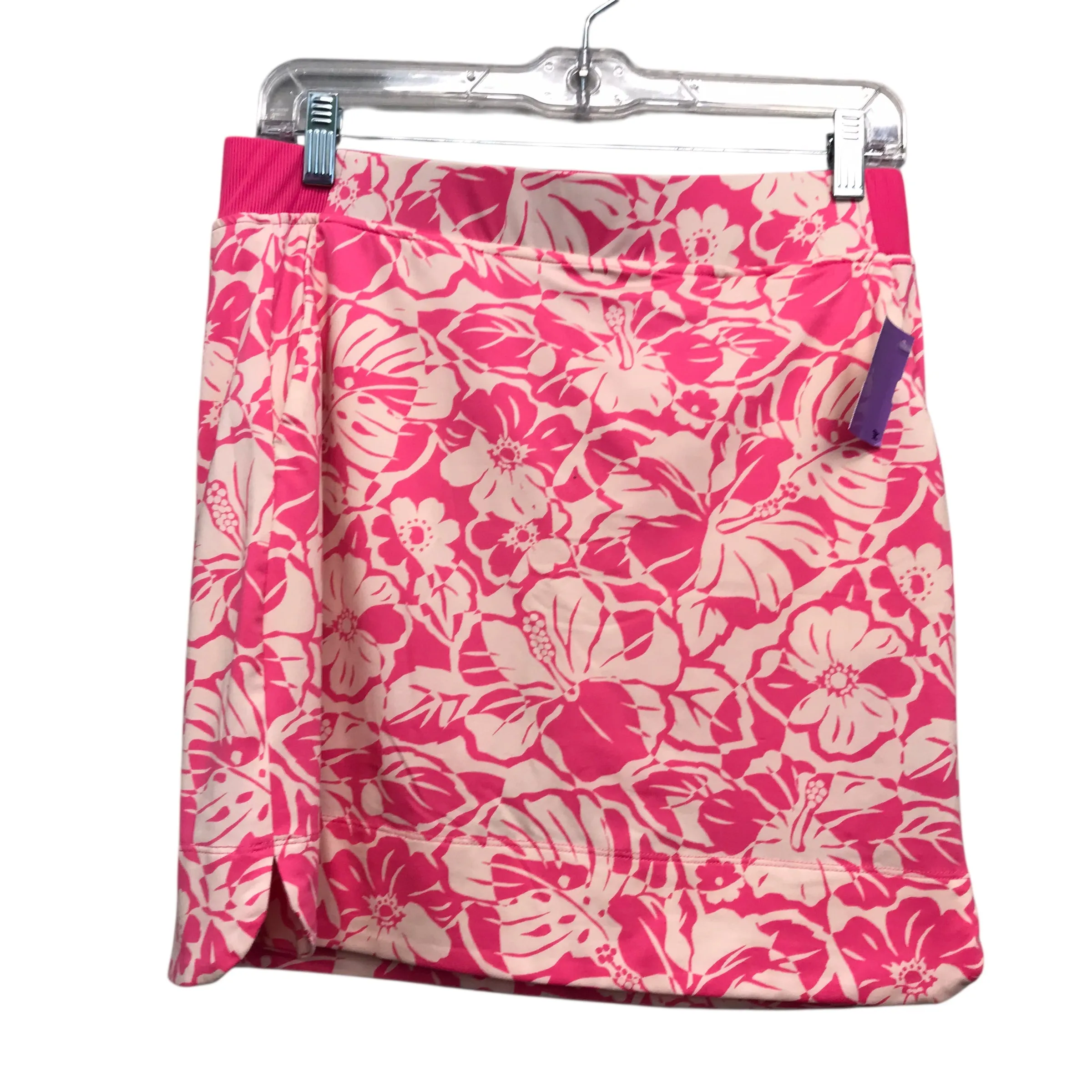 Natural Look Curvy Fit Skort By Stella Parker In Pink, Size:4