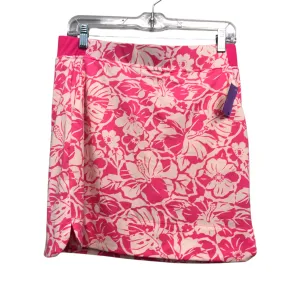Natural Look Curvy Fit Skort By Stella Parker In Pink, Size:4