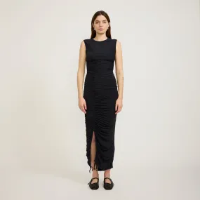Lola Dress Black Fall Layer Refined Mood