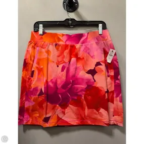 Skort By Talbots In Orange & Pink, Size: 8p Double Layered Design Low Maintenance Fabric