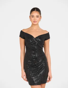 Nat Off Shoulder Mini Dress Versatile Comfort Wear Walk Easy