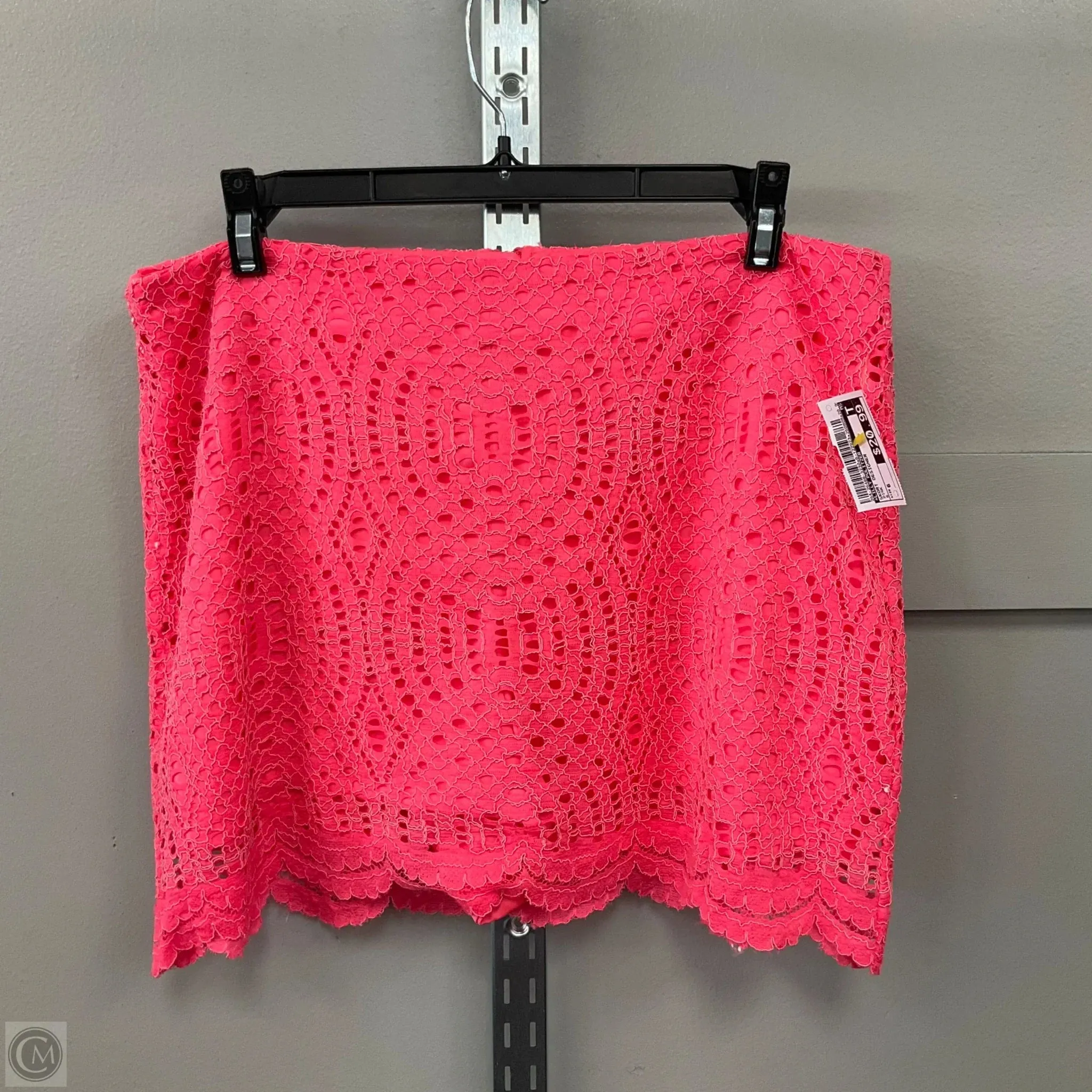 Skort Designer By Lilly Pulitzer In Pink, Size: 6 Hand Painted Stylish Finish