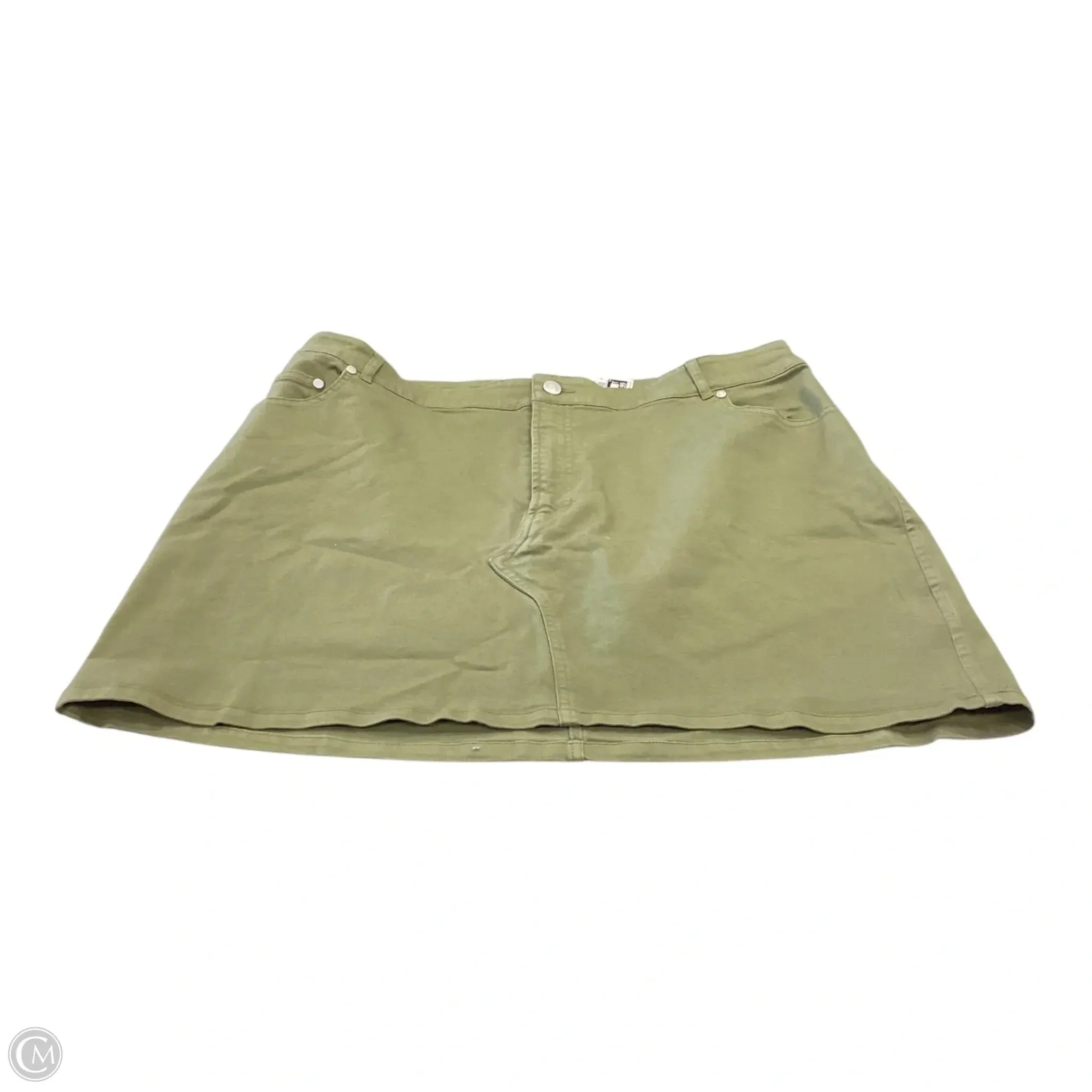 Skort By Pilcro In Green, Size: 16 Trend Ready