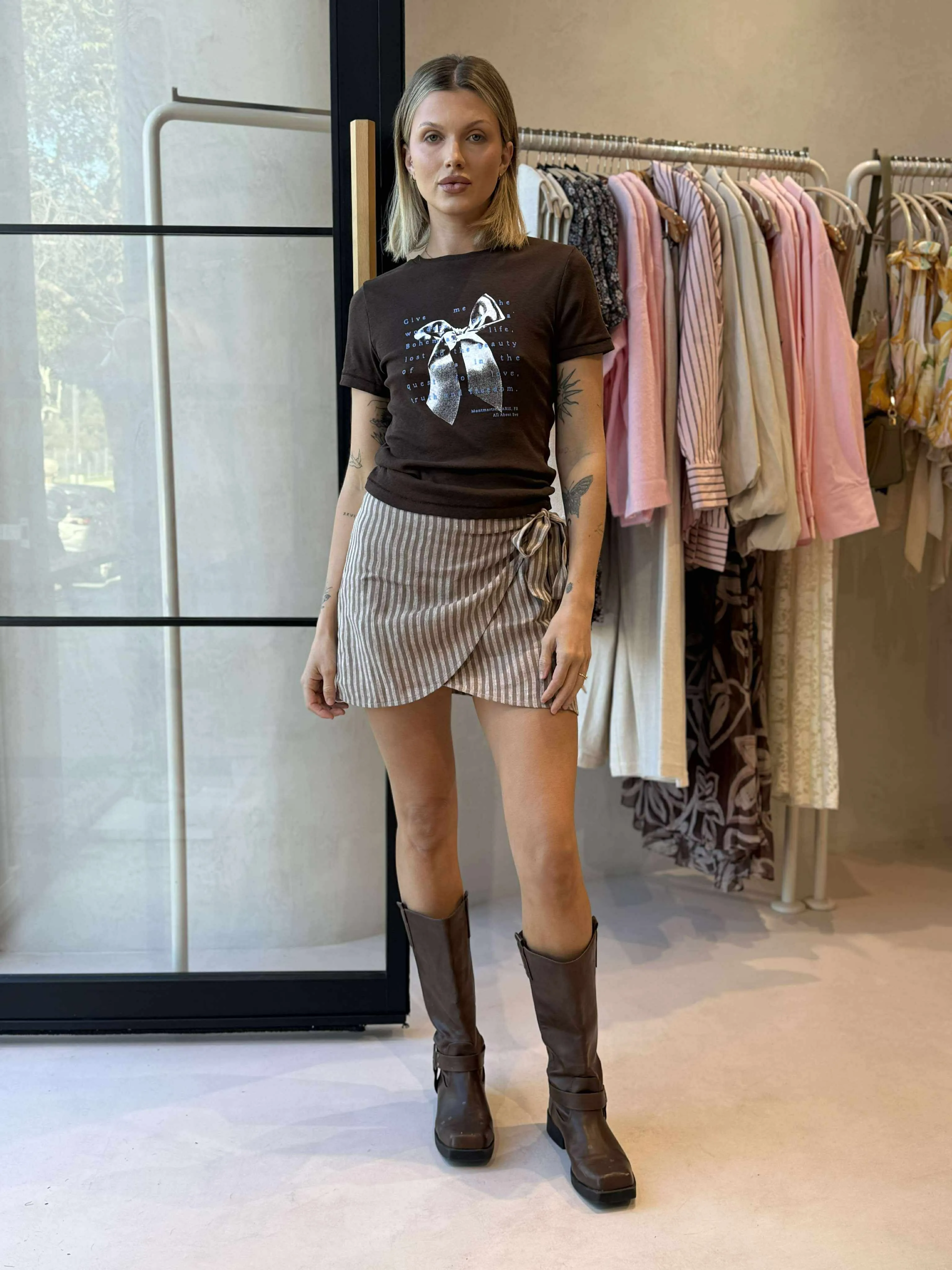 LayeredPanel BondedSeamTechnology CLOVER BABY TEE
