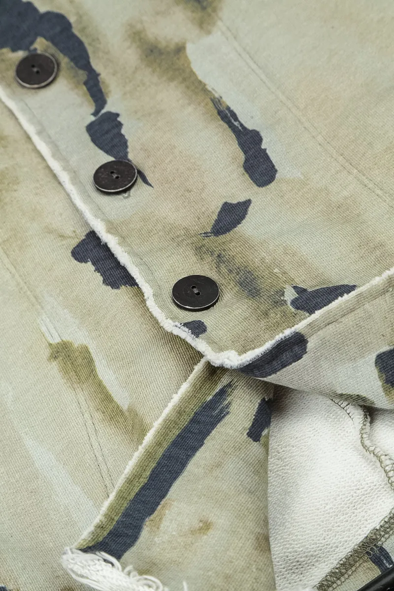 Collar Terra Cotton Jacket Oversized Silhouette