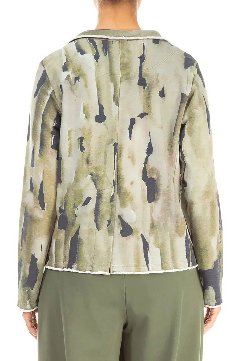 Collar Terra Cotton Jacket Glossy Finish