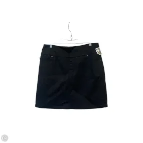 Tassel accents Tea length Skort By Sc & Co In Black, Size: M