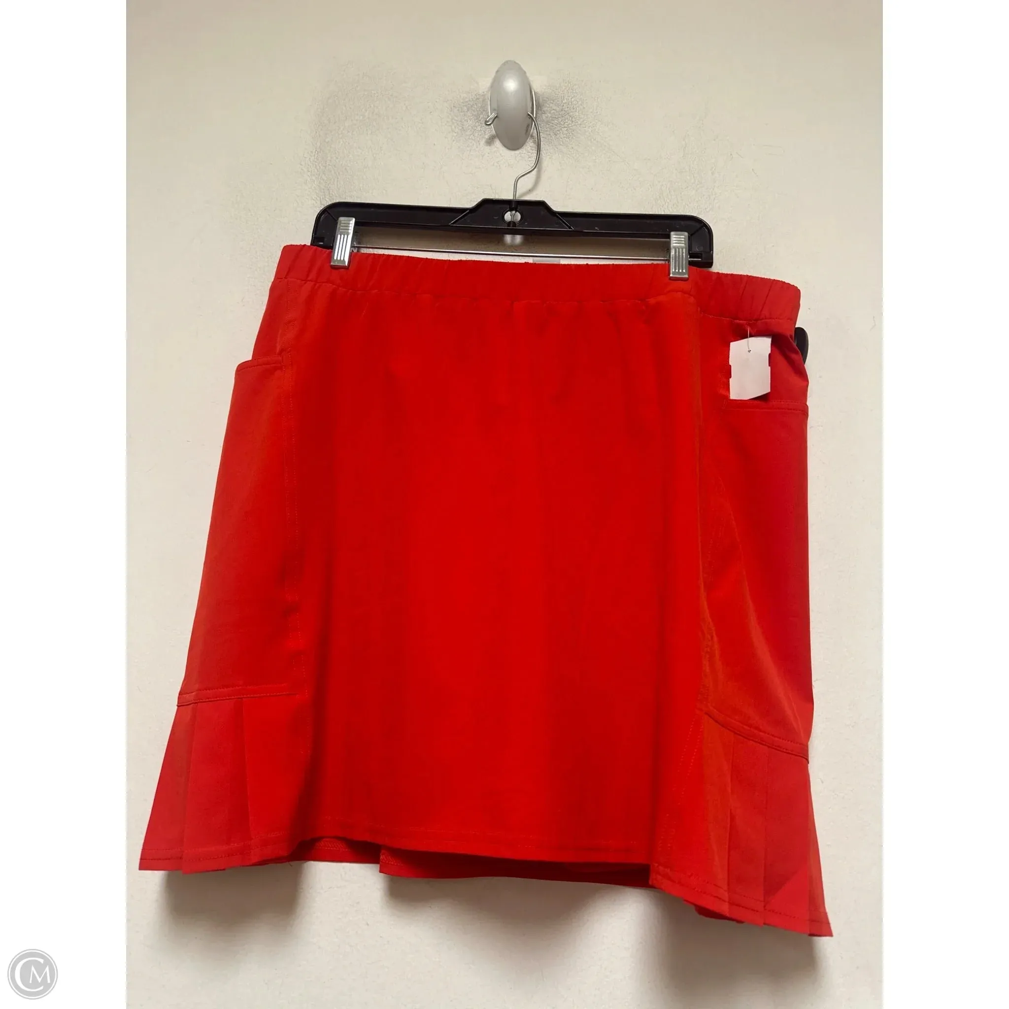 Skort By Chicos In Red, Size: 14 Date night Versatile Outfit