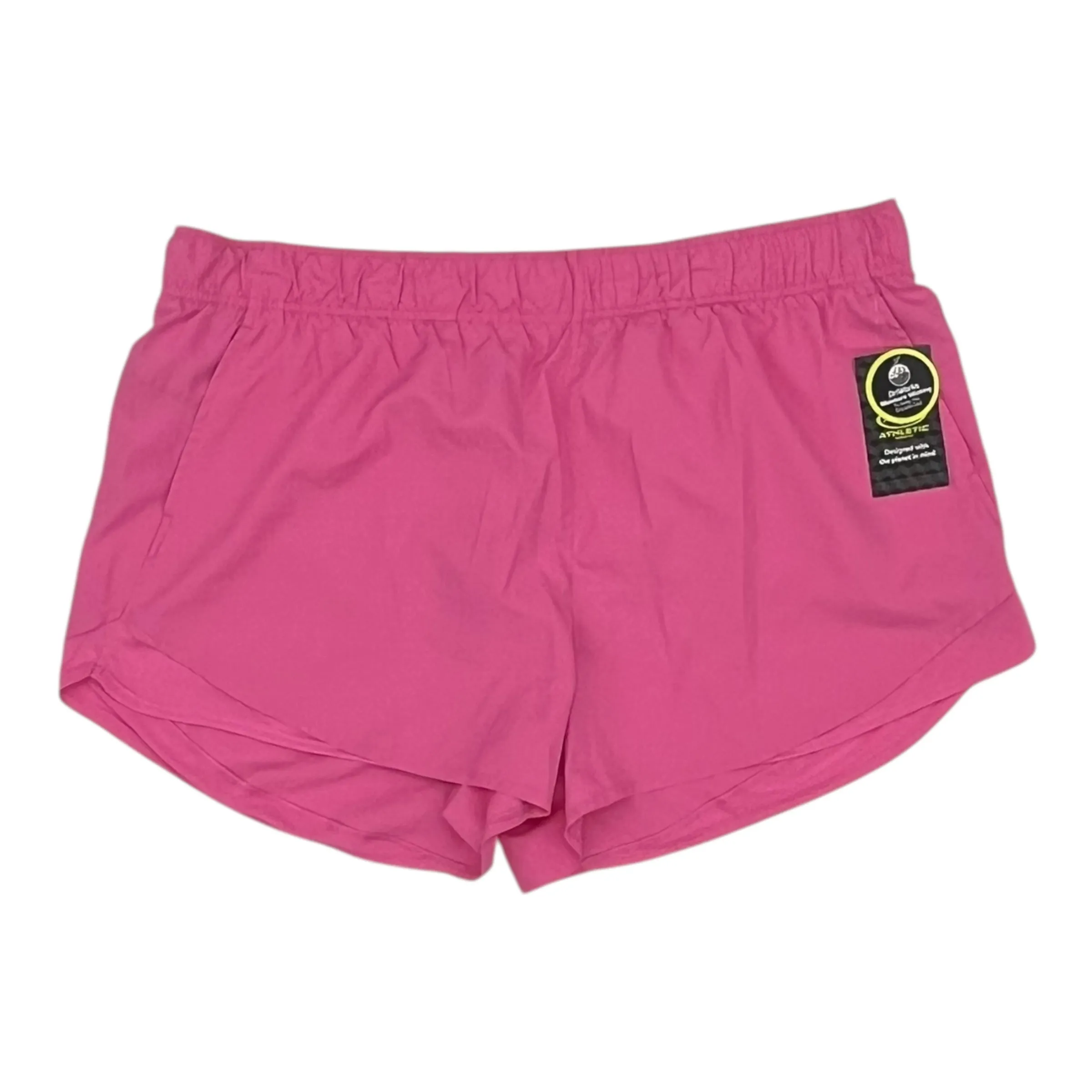 Eco-friendly Athletic Shorts By Athletic Works In Pink, Size:2X