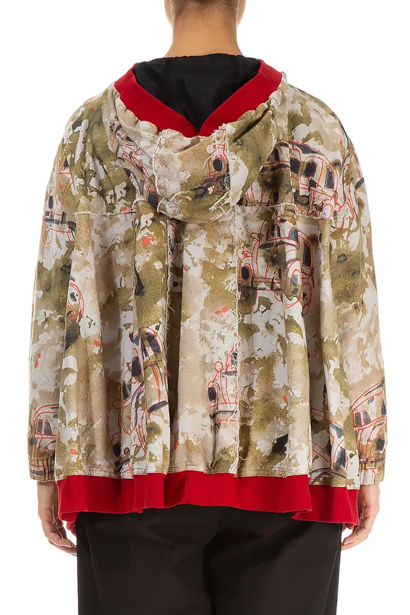 Loose Retro Cotton Jacket Snag Free Surface Waterproof Shell