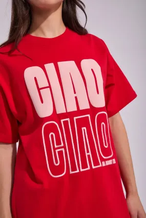 CIAO CIAO RELAXED TEE Interlock Knit EcoFriendlyTexture