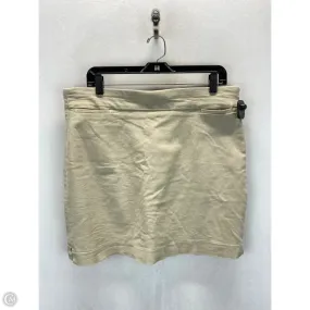Skort By Croft And Barrow In Tan, Size: L Hidden pockets Edgy Look
