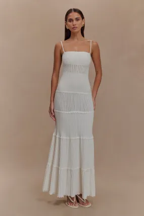 Finley Pointelle Knit Maxi Dress - Ivory Cool Movement Trendy Design