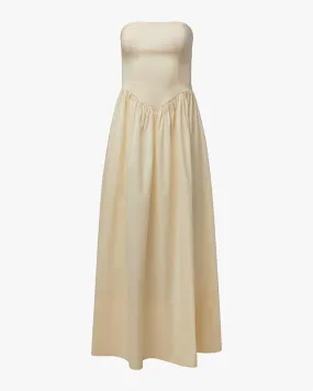 Modern Silhouette Easy Movement Corset Maxi Dress