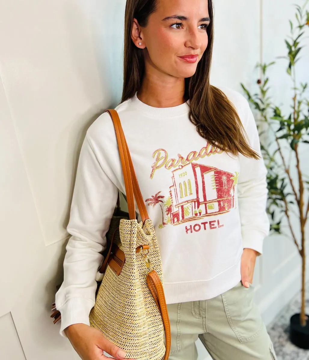MultiPocketDesign Layer Light Cotton Paradiso Hotel Sweatshirt