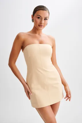 Maci Crepe Mini Dress - Peach Event Mood Cool Movement