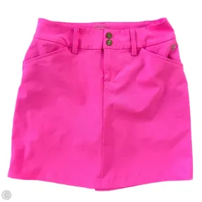 Skort Designer By Lilly Pulitzer In Pink, Size: 0 Twist Front Design