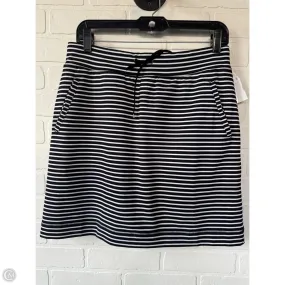 Refined Texture Skort By Chicos In Black & White, Size: 4
