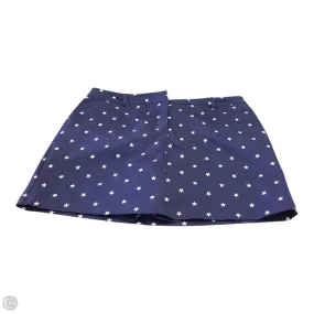 Twist Front Skort By Coral Bay In Navy, Size: 14