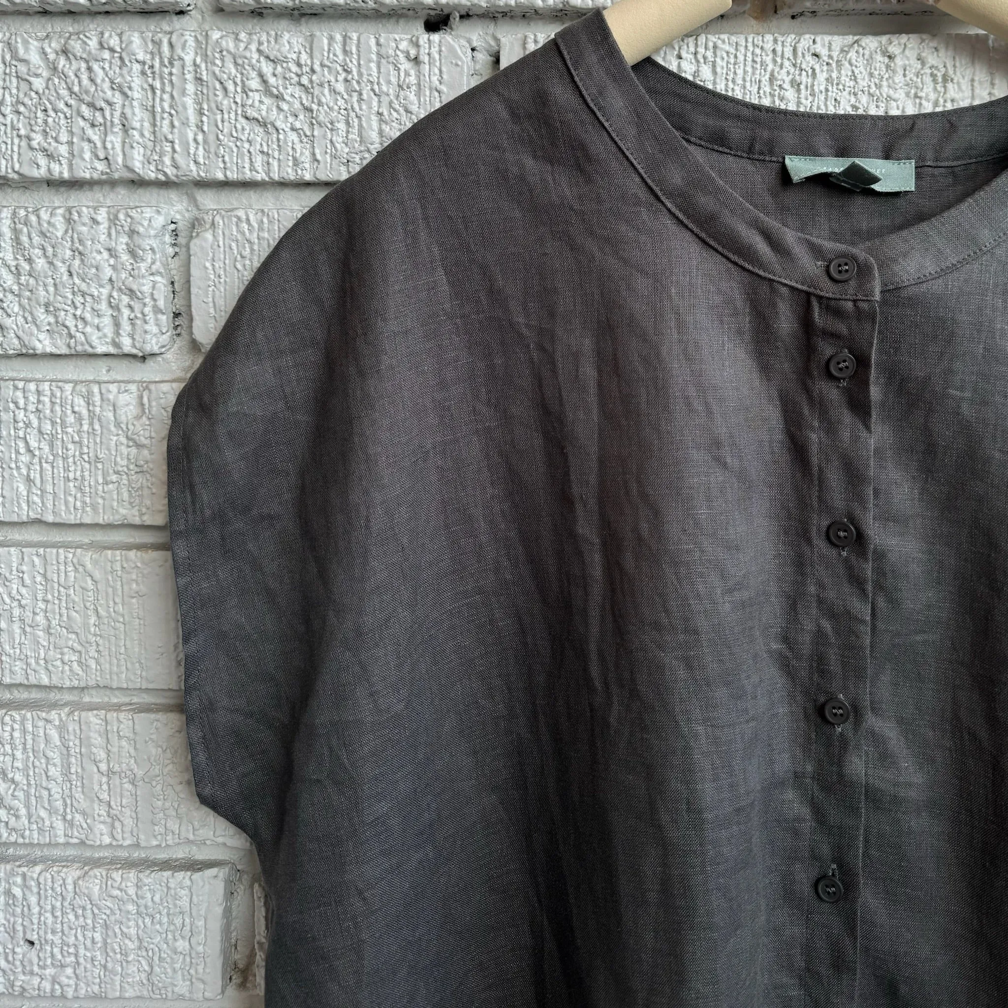 Flexible Shoulder Panels DEADLINE Linen Shirt