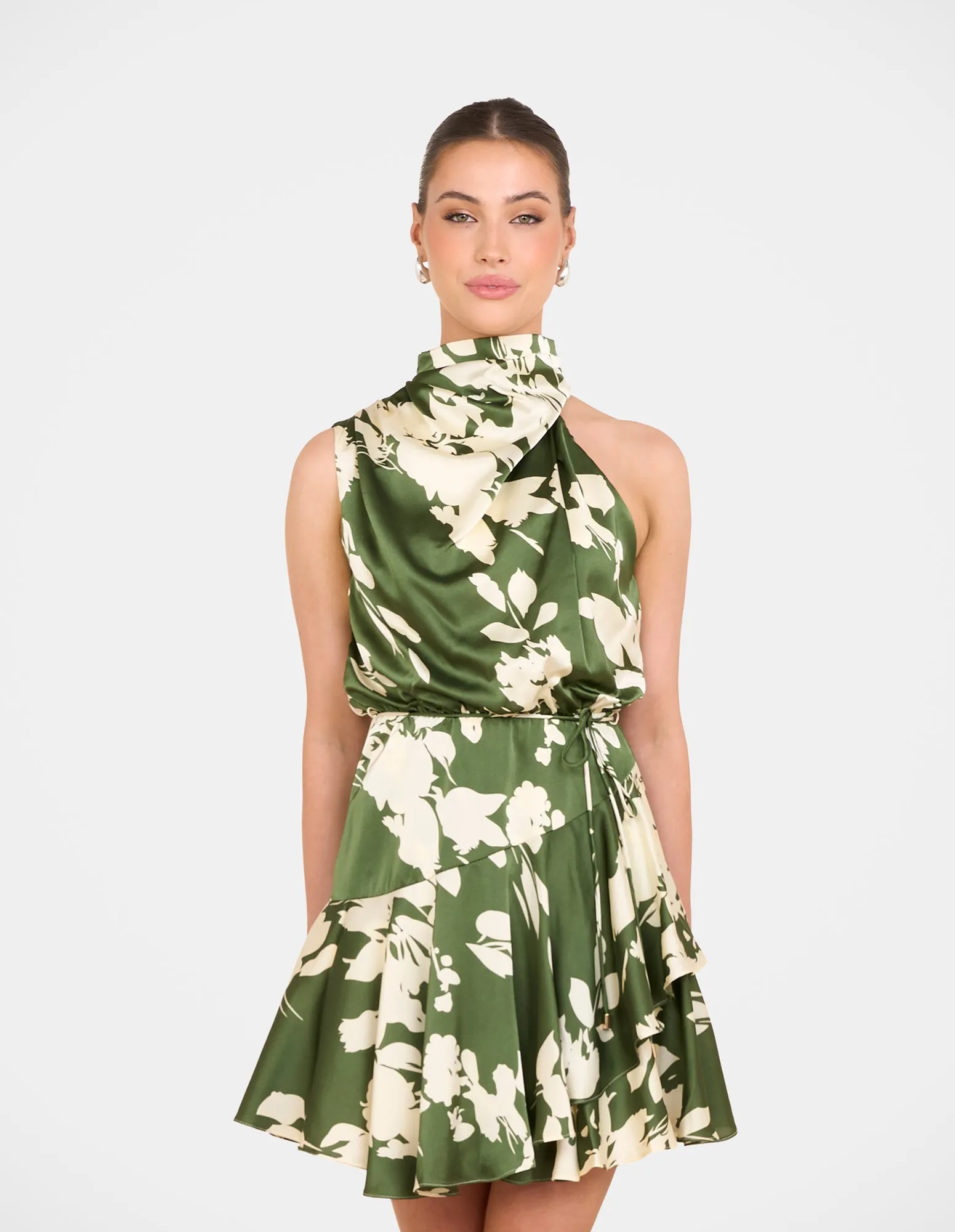 Comfortable casual dress Dhaka Frill Hem Mini Dress