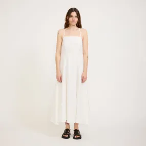 Day Glow Dinali Dress Linen White
