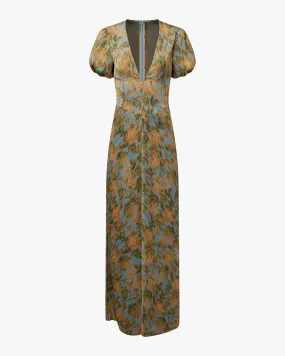 All-day style Puff Sleeve Maxi Dress