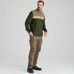 MultiPanelDesign Backslider Rugby Top Olive Multi