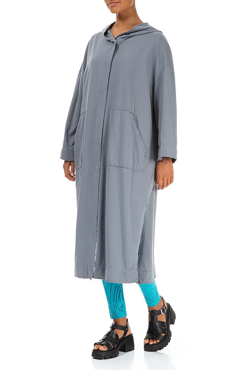 Hooded Storm Grey Cotton Jacket Modular Attachments ElasticWaistband