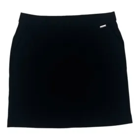 SKORT by RAFAELLA in BLACK, Size:S Jewel Tones Modern Tones