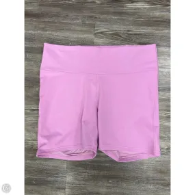 Athletic Shorts By Fabletics In Purple, Size: Xl Breathable Mesh Panels Water - repellent