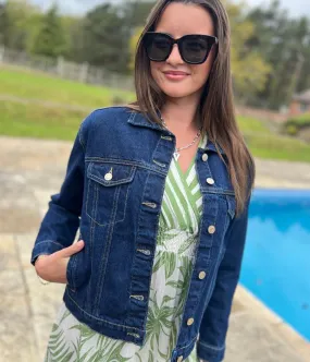Fleece Lined Interior Indigo Classic Denim Jacket