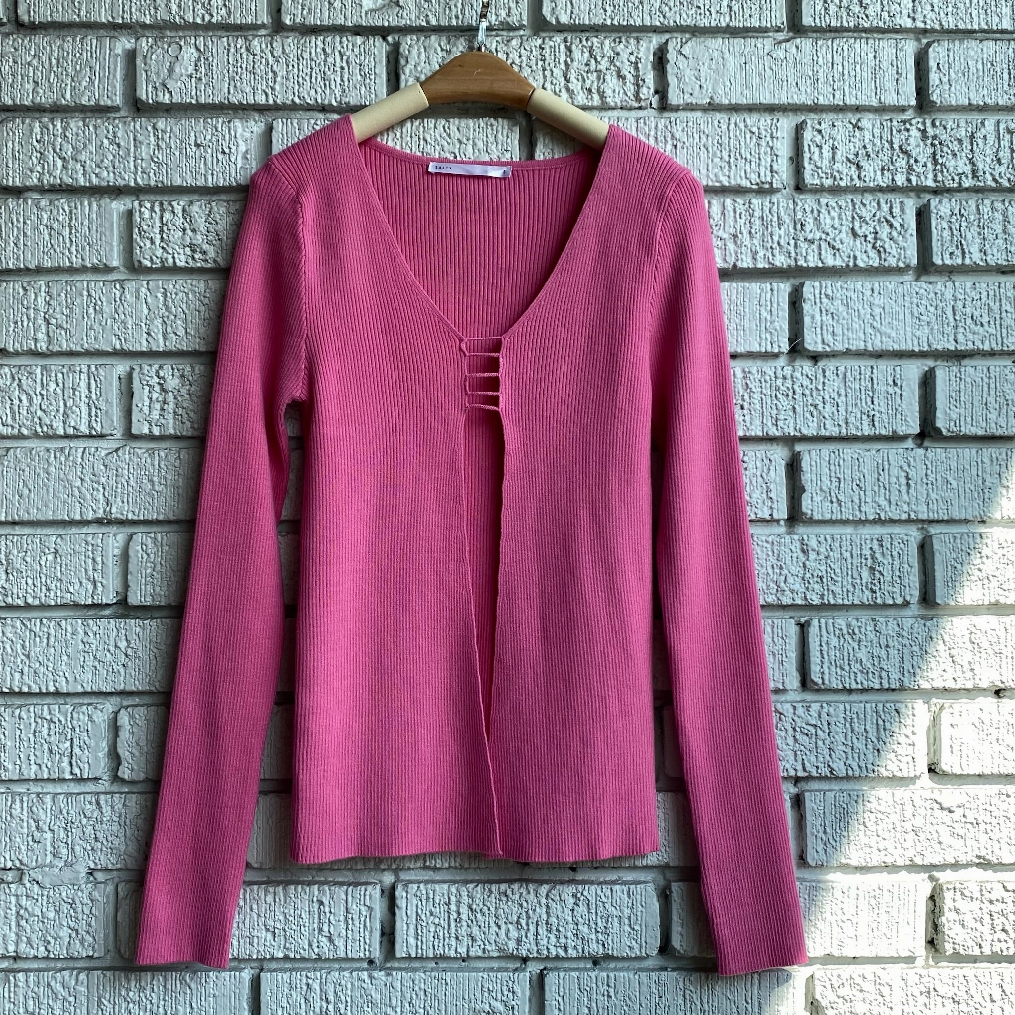 CHIC Open Front Sweater Light Stretch Fit