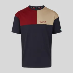 MultiPanelBreathability HiddenVentilationPockets Backslider T-shirt Navy Multi