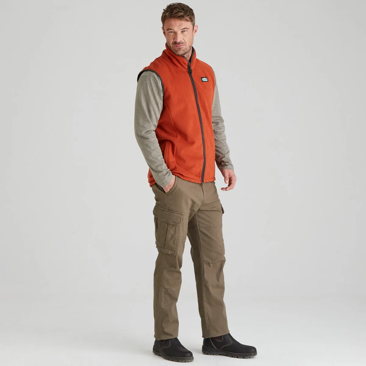 ContouredPanels Men's Kodiak Gilet Russet