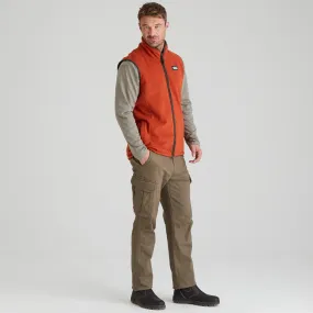 Men's Kodiak Gilet Russet TaglessNecklineComfort