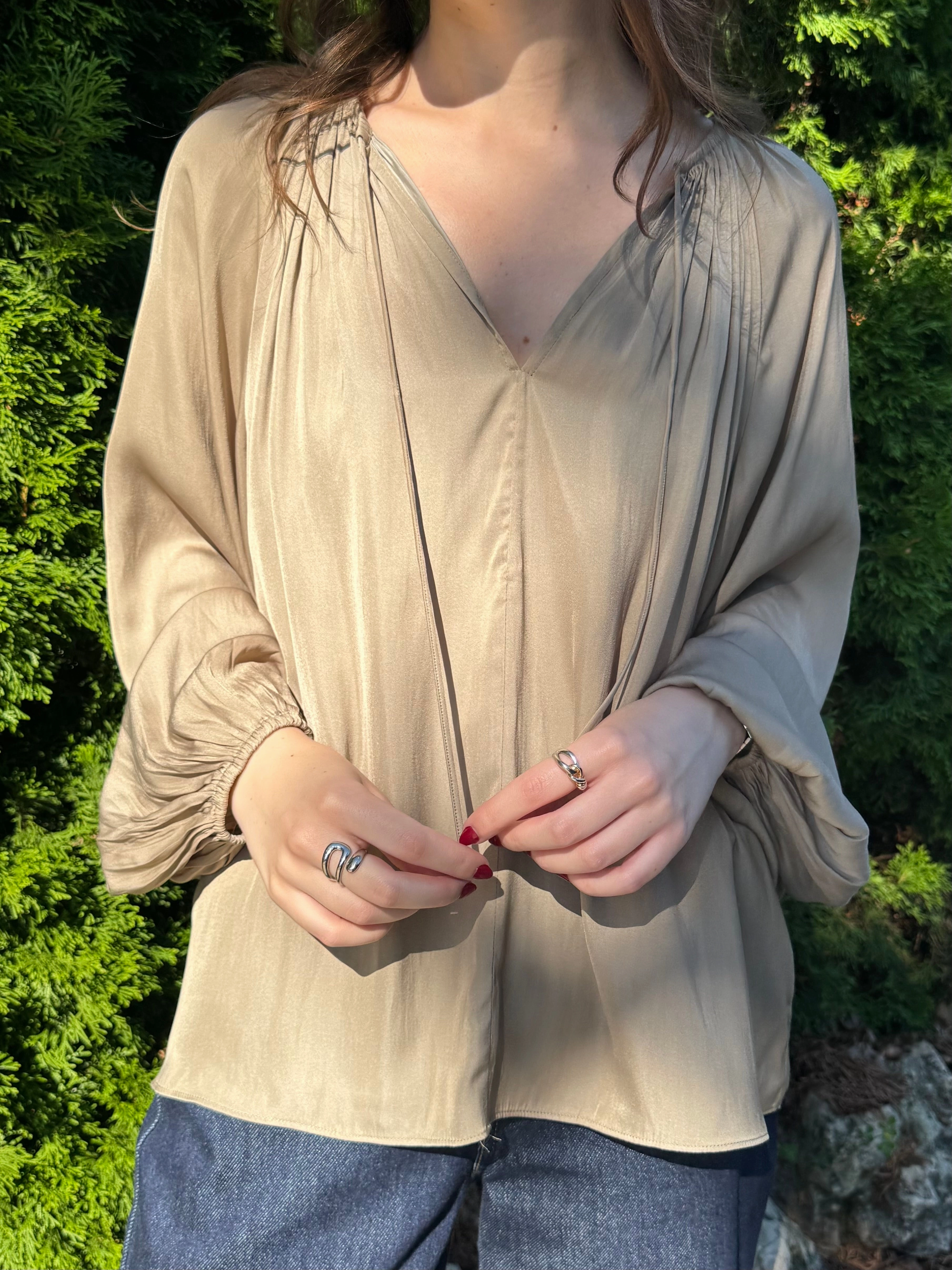 Cap Hand washable EARL GRAY Blouse