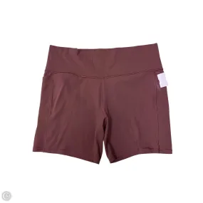 Athletic Shorts By Athleta In Maroon, Size: 3x entertainment industry stretchy design