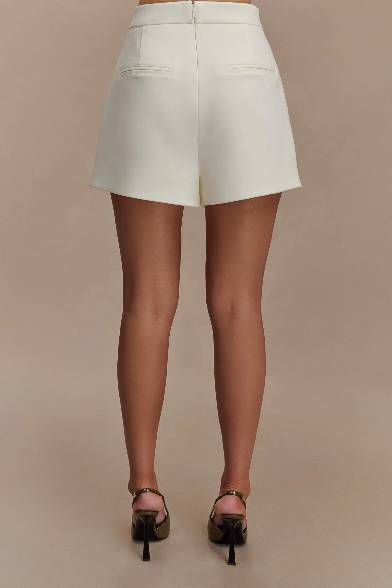 Stretch Motion Celene Buckle Skort - Ivory