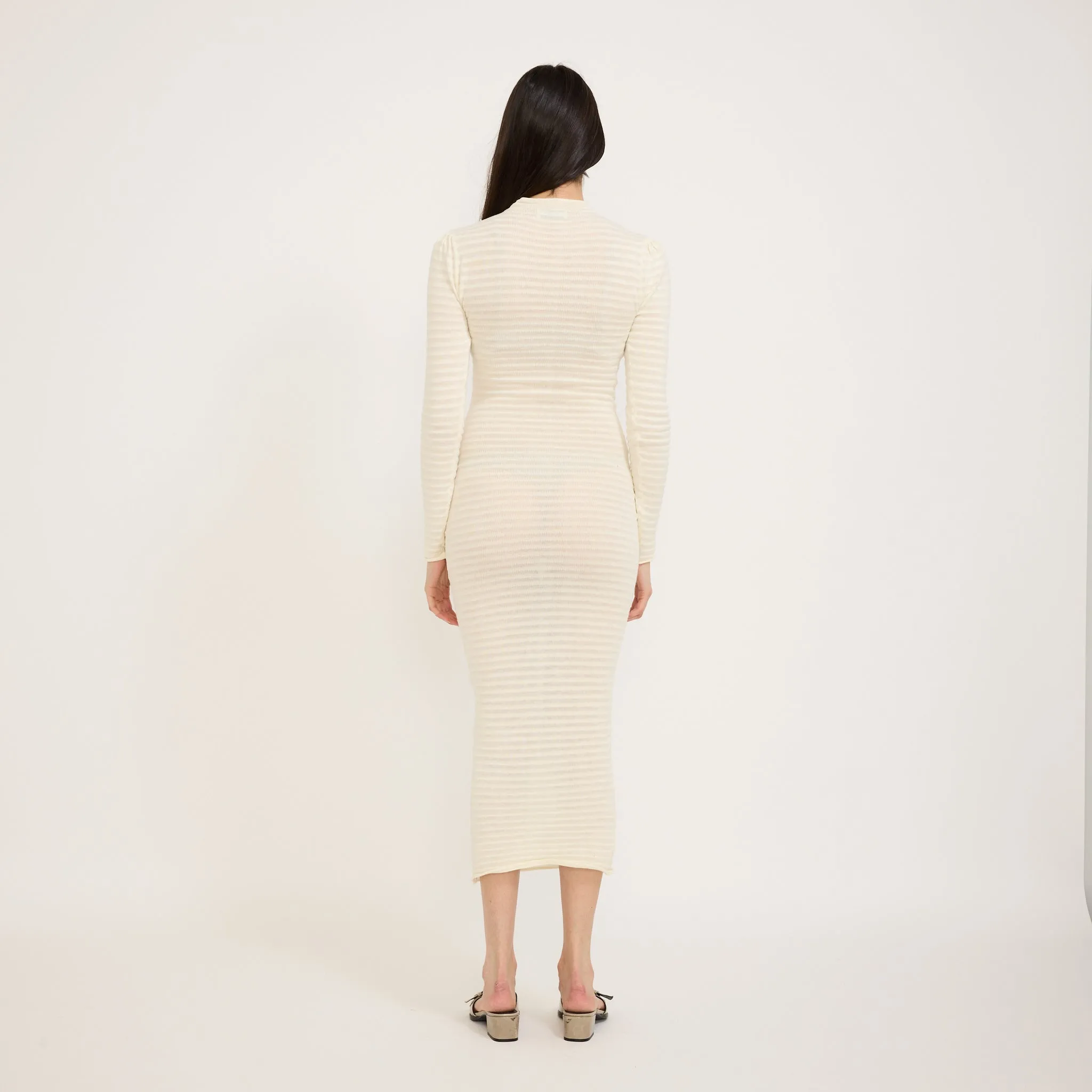 Trend Smart Pleated design Edgar Dress Cream