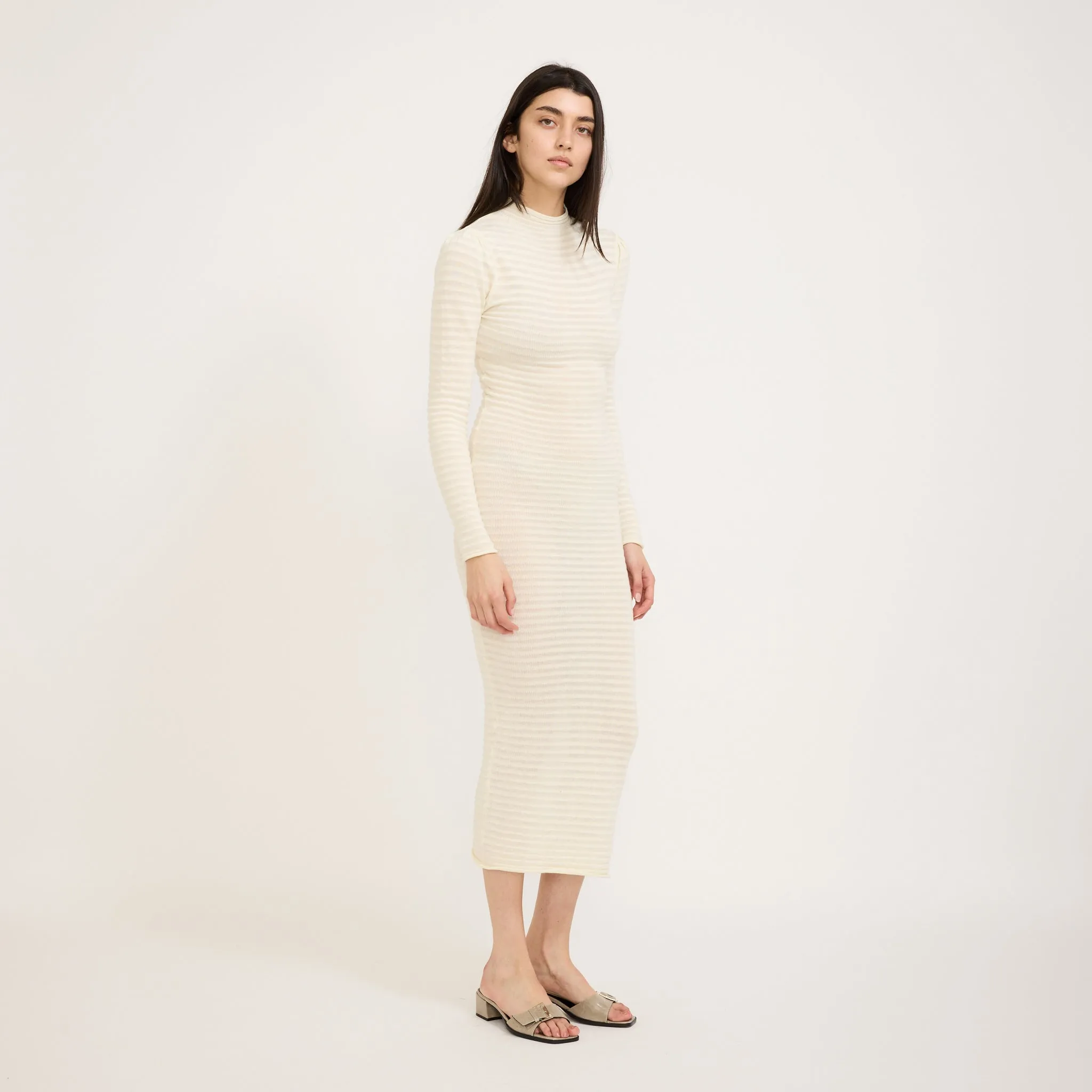 Edgar Dress Cream Chic Appeal