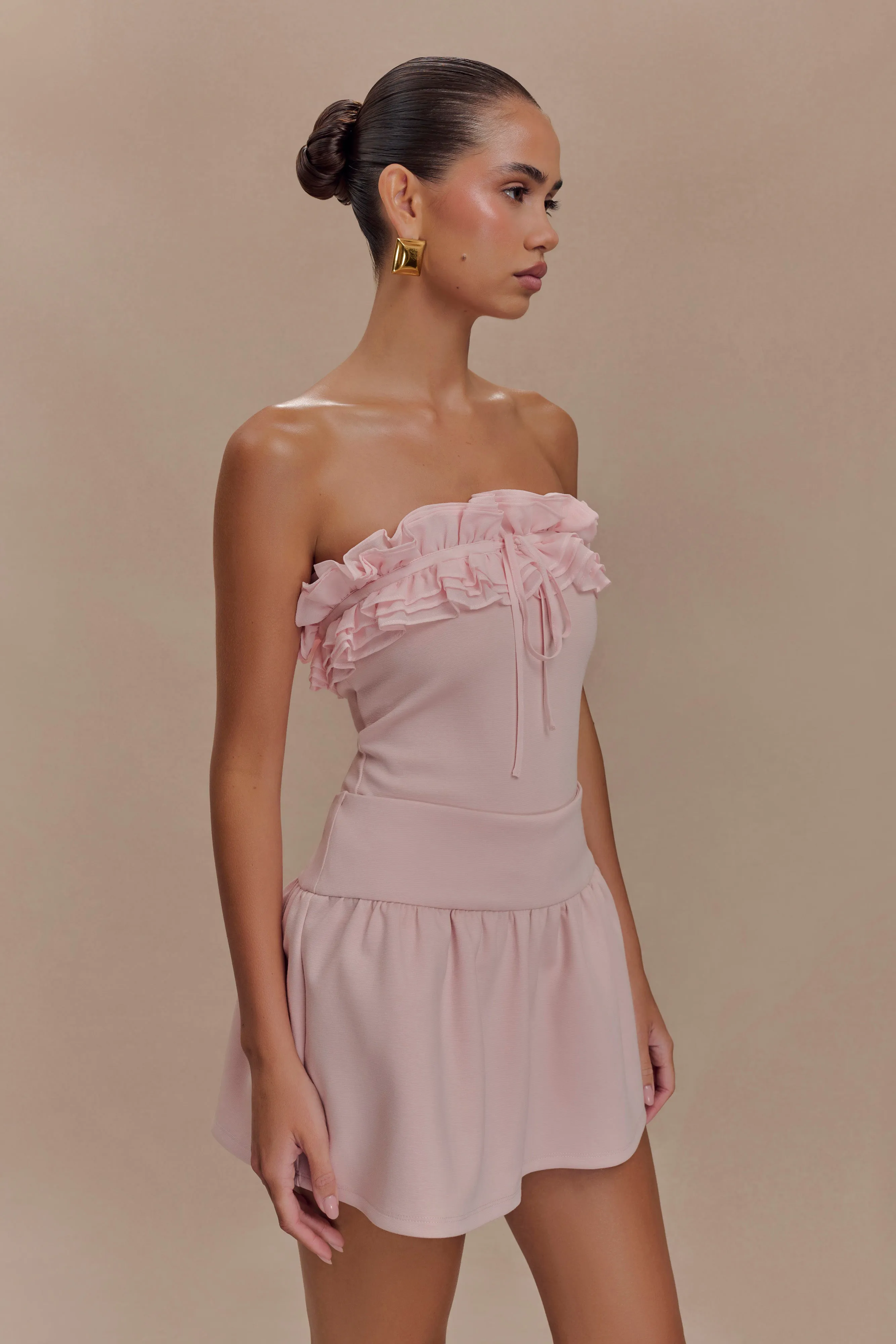 Jennie Frill Mini Skort - Ballet Pink RecyclablePackaging