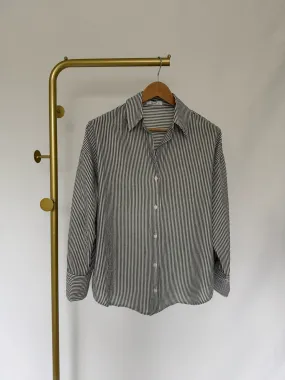 SEA SKY Pinstripe Shirt Active Wear