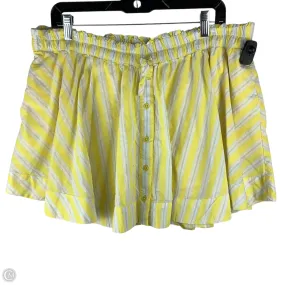 Skort By Aerie In Yellow, Size: Xl Cozy Movement
