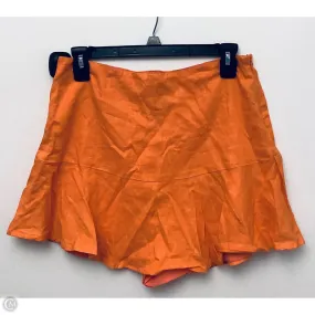 Simple Comfort Airy Comfort Skort By Cotton Candy In Orange, Size: L