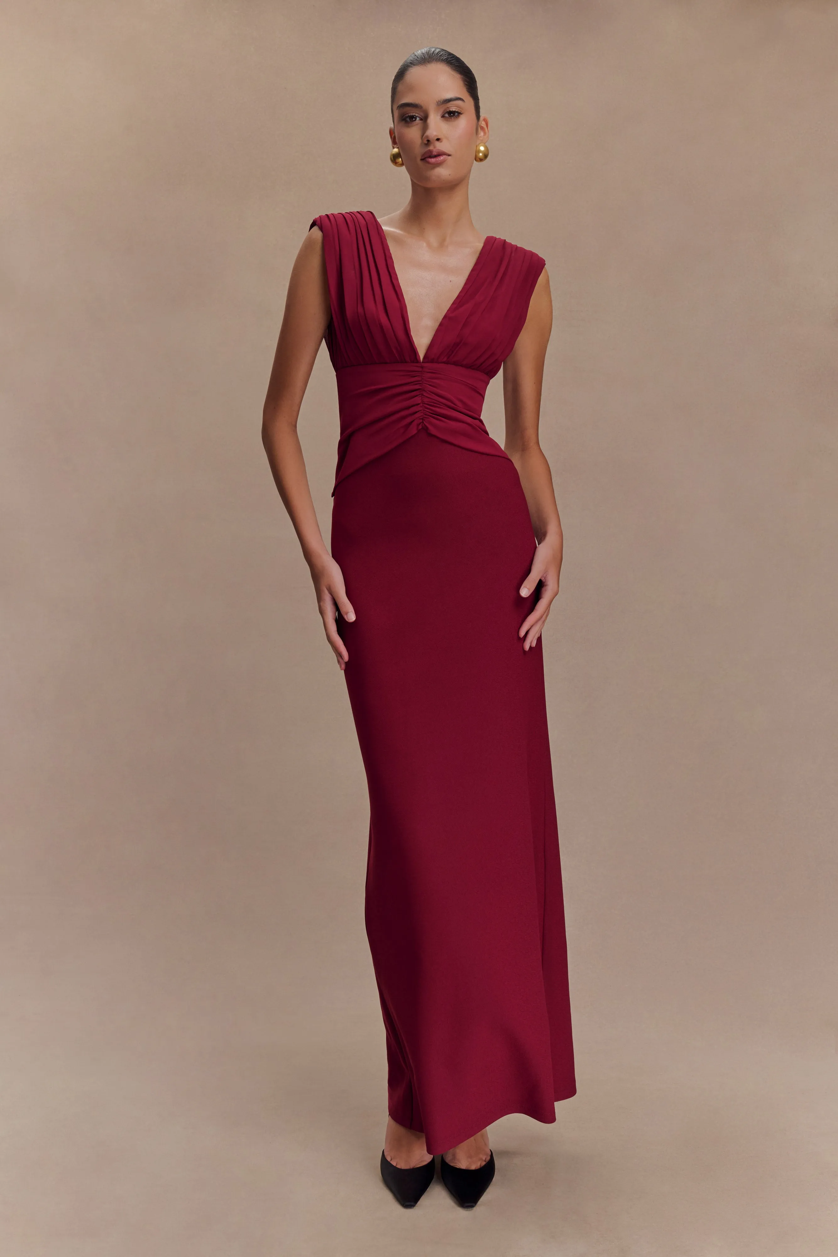 Monique Maxi Dress - Plum Festival Mood