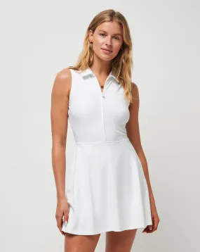 Moveknit Sleeveless Polo Dress Knit Warm Seasonal Essential