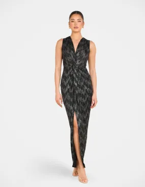 Everyday Comfort Wear Artistic Detail Laurentian  V-neck Gown